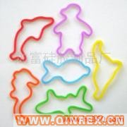 供應(yīng)混色硅膠橡皮筋，卡通，動(dòng)物橡皮筋