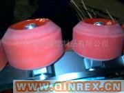 供應(yīng)江浙滬車輪壓膠、橡膠車輪，橡膠輪子，壓膠制品，包膠輪子